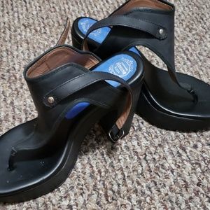 Jeffrey Campbell  high heel  thong sandals